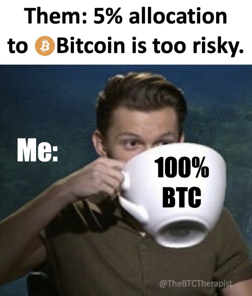 My strategy is simple: #Bitcoin