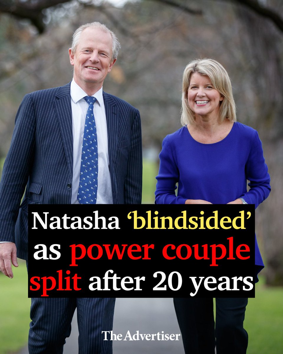 High-profile Adelaide couple Natasha Stott Despoja and Ian Smith have ended their 20-year marriage, friends and colleagues have confirmed.

bit.ly/4bvOHYn #theAdvertiser #auspol #saparli 

Picture: Matt Turner