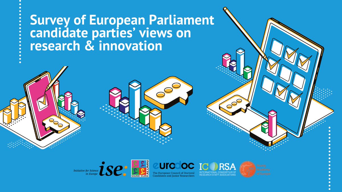 The upcoming @Europarl_EN elections will impact the EU’s future policies on research & innovation 🇪🇺 @ISE_news @Mariecurie_alum @Eurodoc @ICoRSA_News @yacadeuro have launched a survey to gather insight on the candidate parties’ views on R&I 🔬 Read more: initiative-se.eu/2024/05/04/pre…