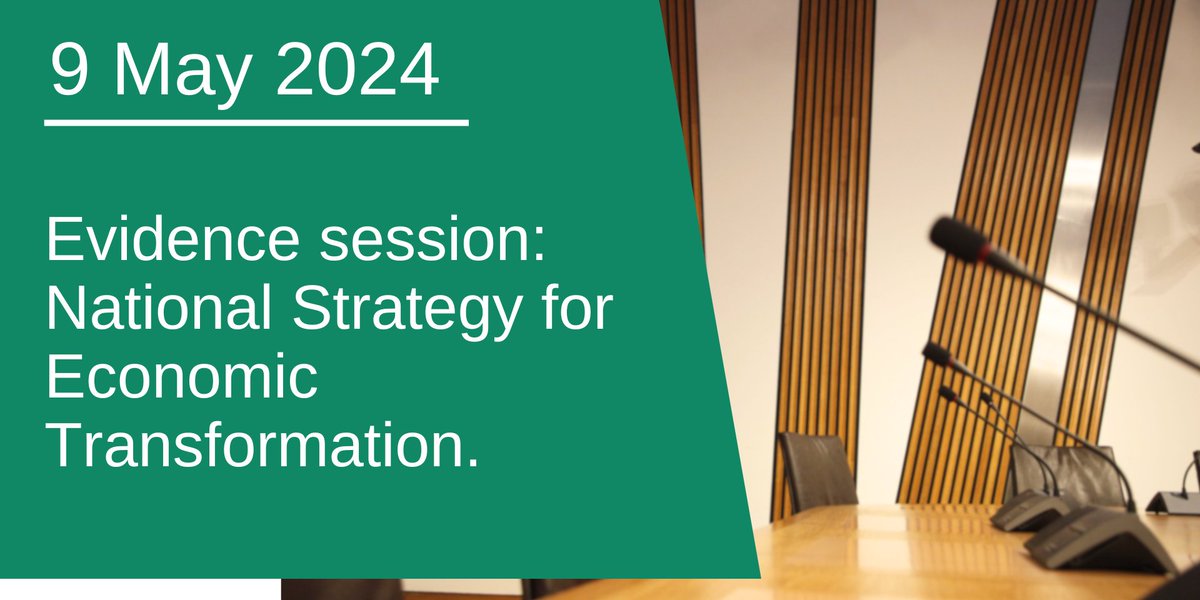 On Thursday from 9am we'll take evidence from @scotgov following the @AuditorGenScot briefing on the 'National Strategy for Economic Transformation.' Read the briefing: ow.ly/U6Th50Ryrov Watch live or watch back: ow.ly/wk8V50RyrhQ