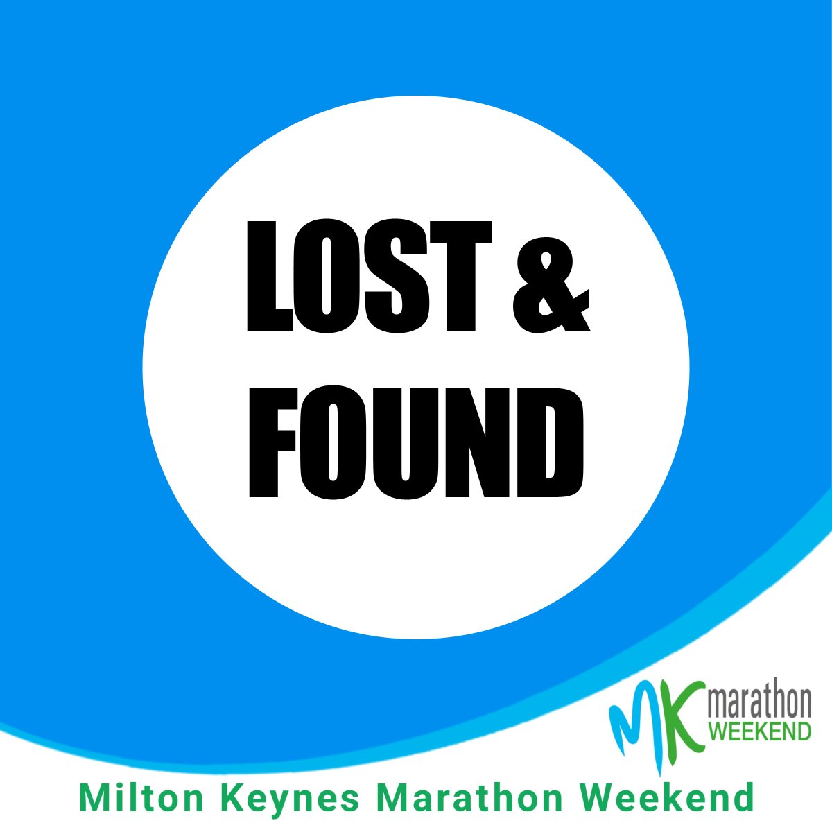 LOST AND FOUND We have a few items that were left in the Stadium MK after our event. If you have lost any of the items below, please email us at run@miltonkeynesmarathon.co.uk describing the item PHONE KEY CREDIT CARD mkmarathon.com
