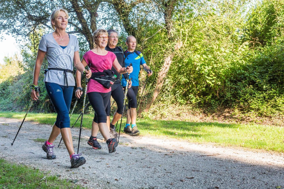 We're chatting Nordic Walking today on David Lloyd's show on Boom. Ever tried it?