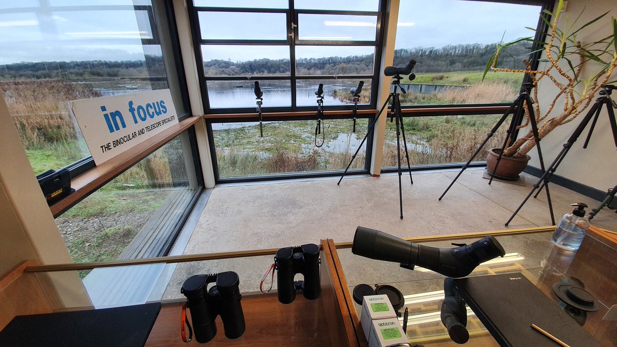 Have you visited our onsite binocular and telescope specialists in focus recently? Located in The Look Out, the team have a wealth of wildlife knowledge and a wide range of binoculars and telescopes. Try before you buy and spot sand martins and maybe a buzzard over No1 Pit! 🔭