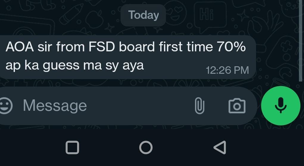 ilmkidunya's tweet image. Feedback from 11th Class Students on English guess Papers

آپ بھی ان سٹو ڈینٹس کی طرح گیس پیپرز سے تیاری کریں اور اچھے مارکس حاصل کریں۔
گیاروہں  جماعت کے پی ڈی ایف گیس پیپرز خریدنے کرنے کے لئے اس نمبر پر واٹس ایپ کریں۔
03008885650

#11thclass #interexams  #ilmkidunya