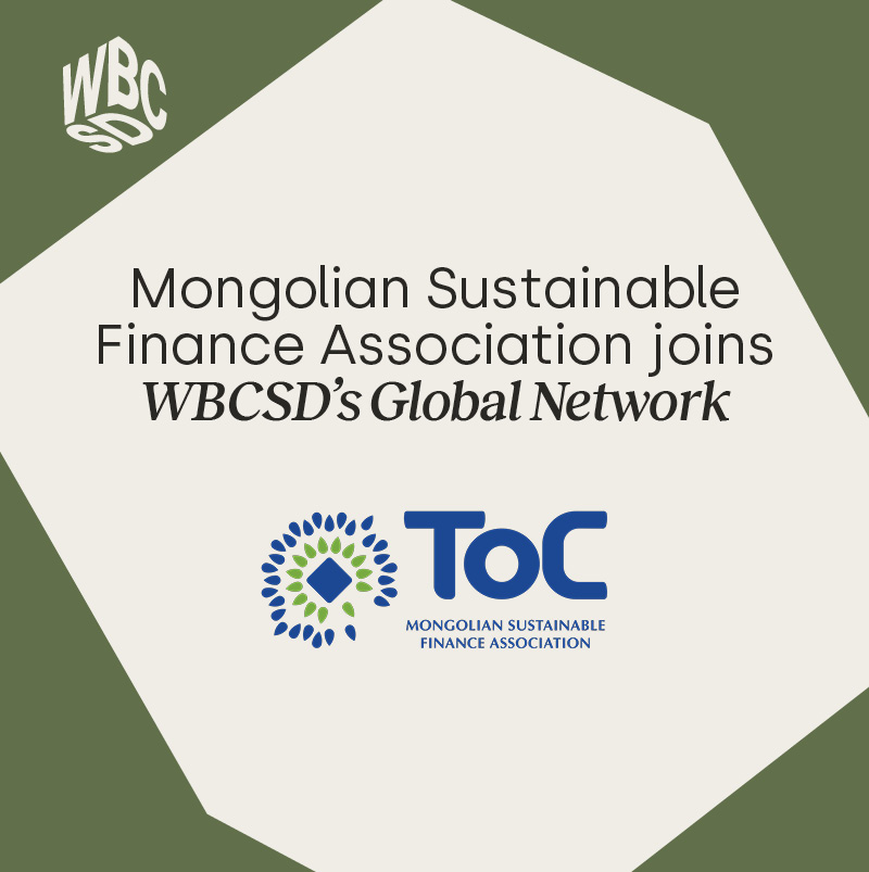 📣 We welcome the Mongolian Sustainable Finance Association (MSFA) to WBCSD's Global Network! 🌿 This partnership marks a new chapter in Mongolia's journey towards fostering #greenfinance & aligning with global #sustainability goals. More: wbcsd.org/Overview/Globa…