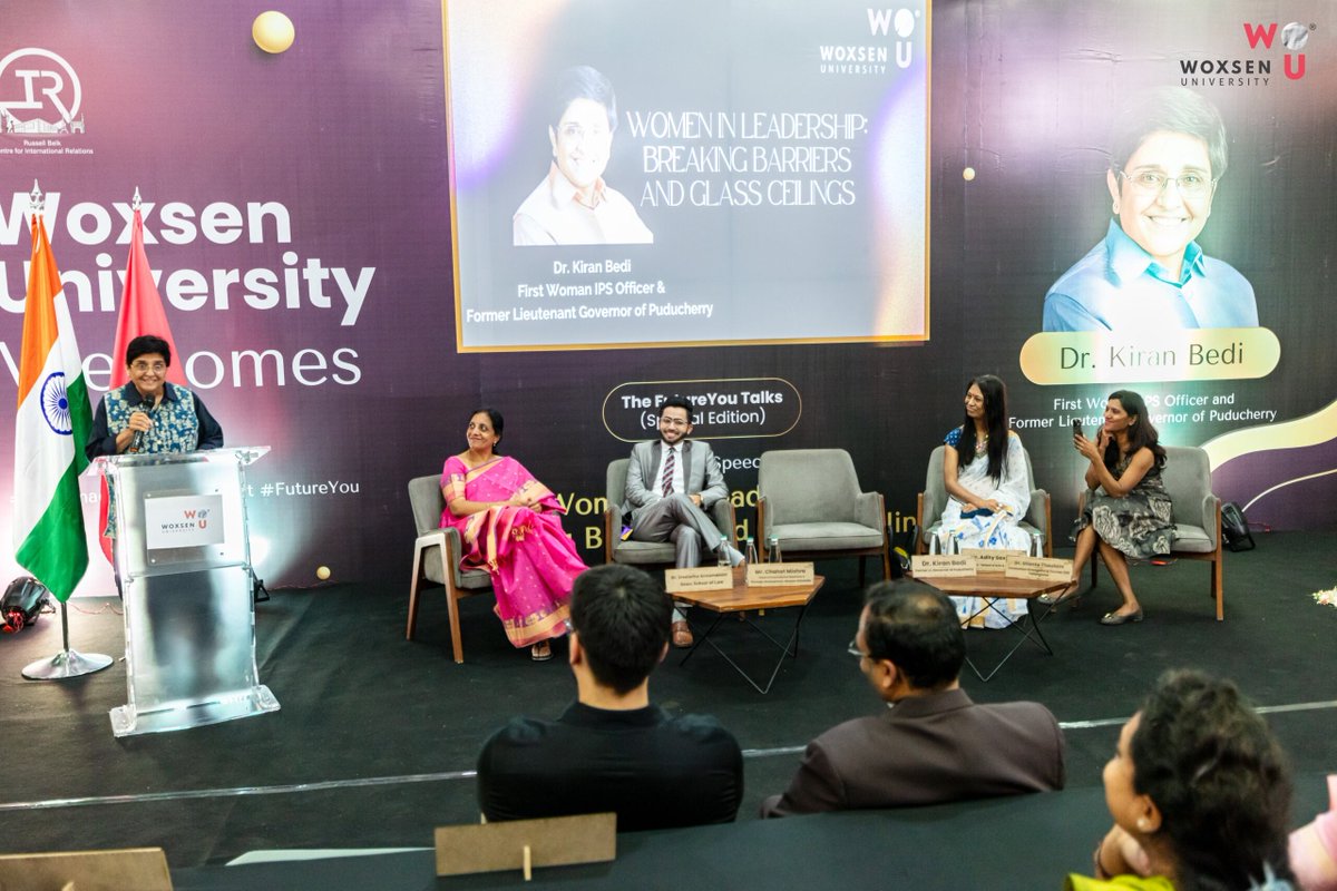 Dr. Bedi's captivating address, 'Women in Leadership: Breaking Barriers and Glass Ceiling,' resonated with the audience. She shared her experiences & shed light on the challenges faced by women leaders. #GenderEquality #Inspiration