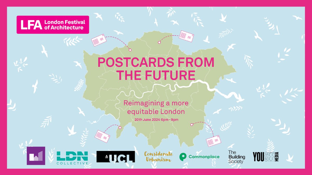 📮Reimagine a more equitable London Join @Womeninarch @LDNCollective_ @ConsiderateUrb @UCL @Cmnplace @thebuildingsct for this @LFArchitecture event w/ new film 'Structurally Unsound' & workshops mapping experiences #Reimagine #LFAat20 #LFA #LFA2024 👉eventbrite.co.uk/e/reimagining-…