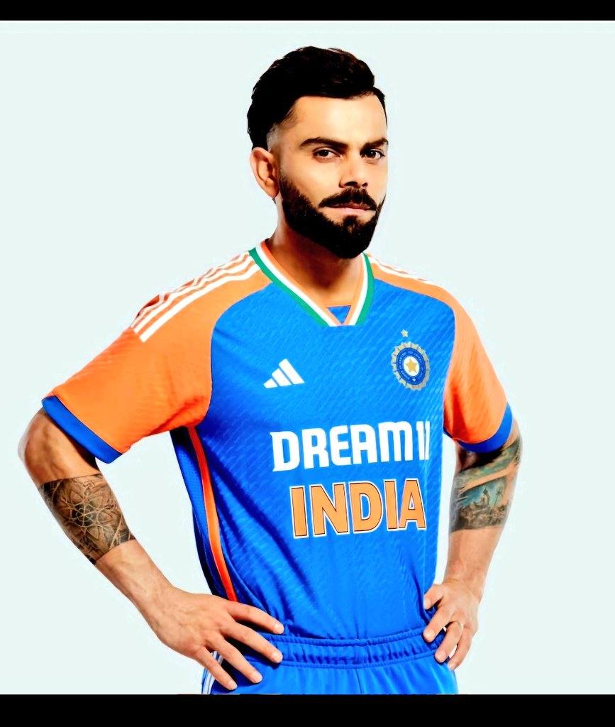 King kholi in T20 world cup new Jersey 👑🐐🐐👑