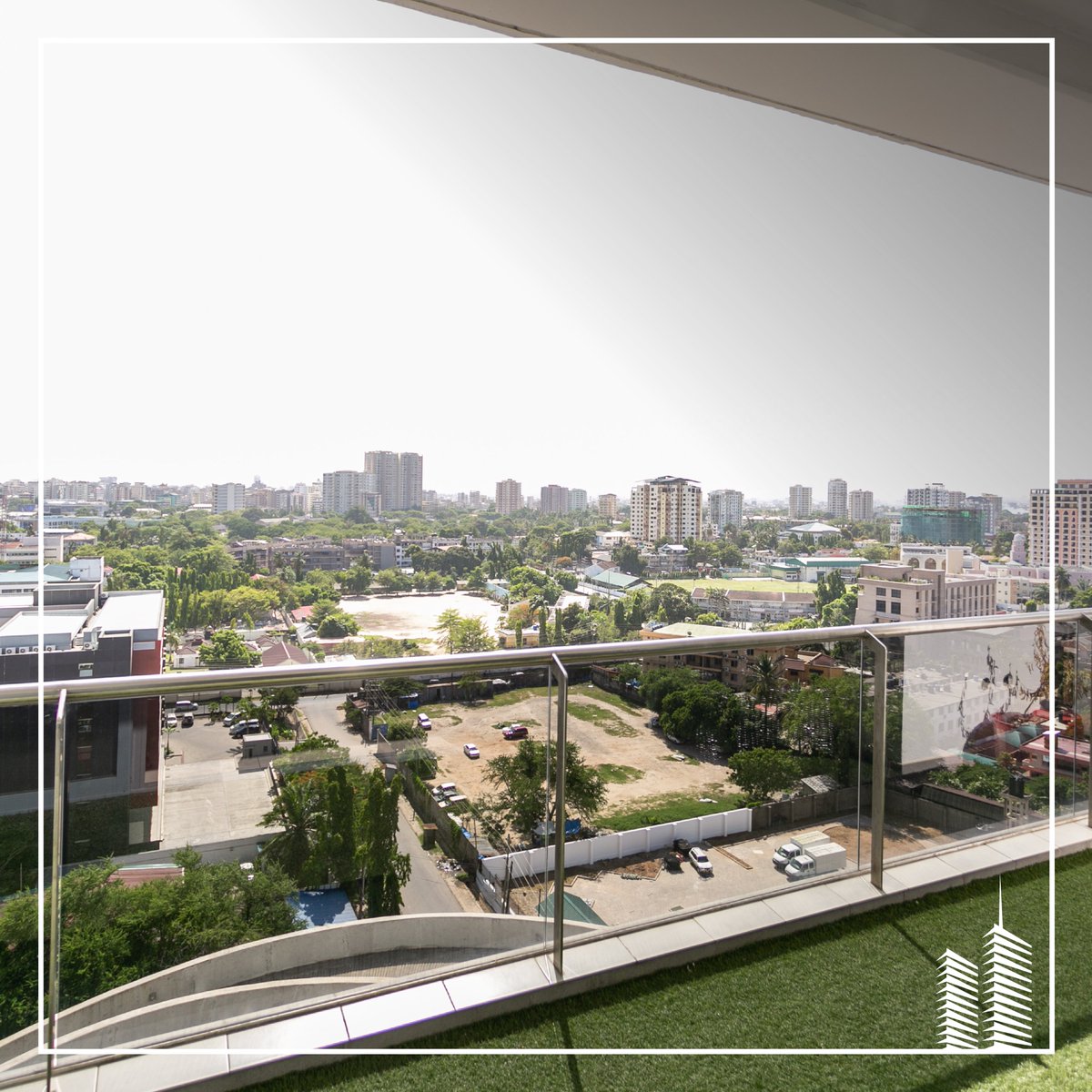 Enjoy the beautiful view of the Dar Es Salaam city while getting some fresh air. #vivatowers #apartments #officespaces #shopspaces #commercial #property #listing #daressalaam