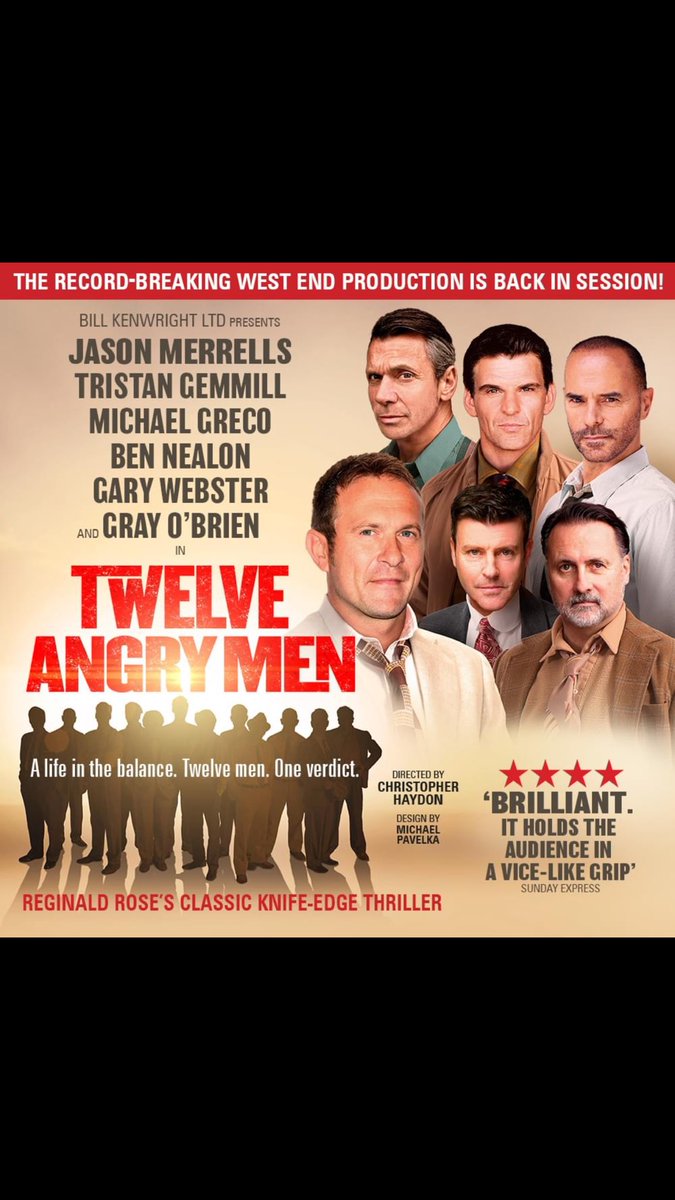 #TwelveAngryMen @WolvesGrand on till 11th May incredible production! Must see ⭐️⭐️⭐️⭐️⭐️ #Wolverhampton ❤️