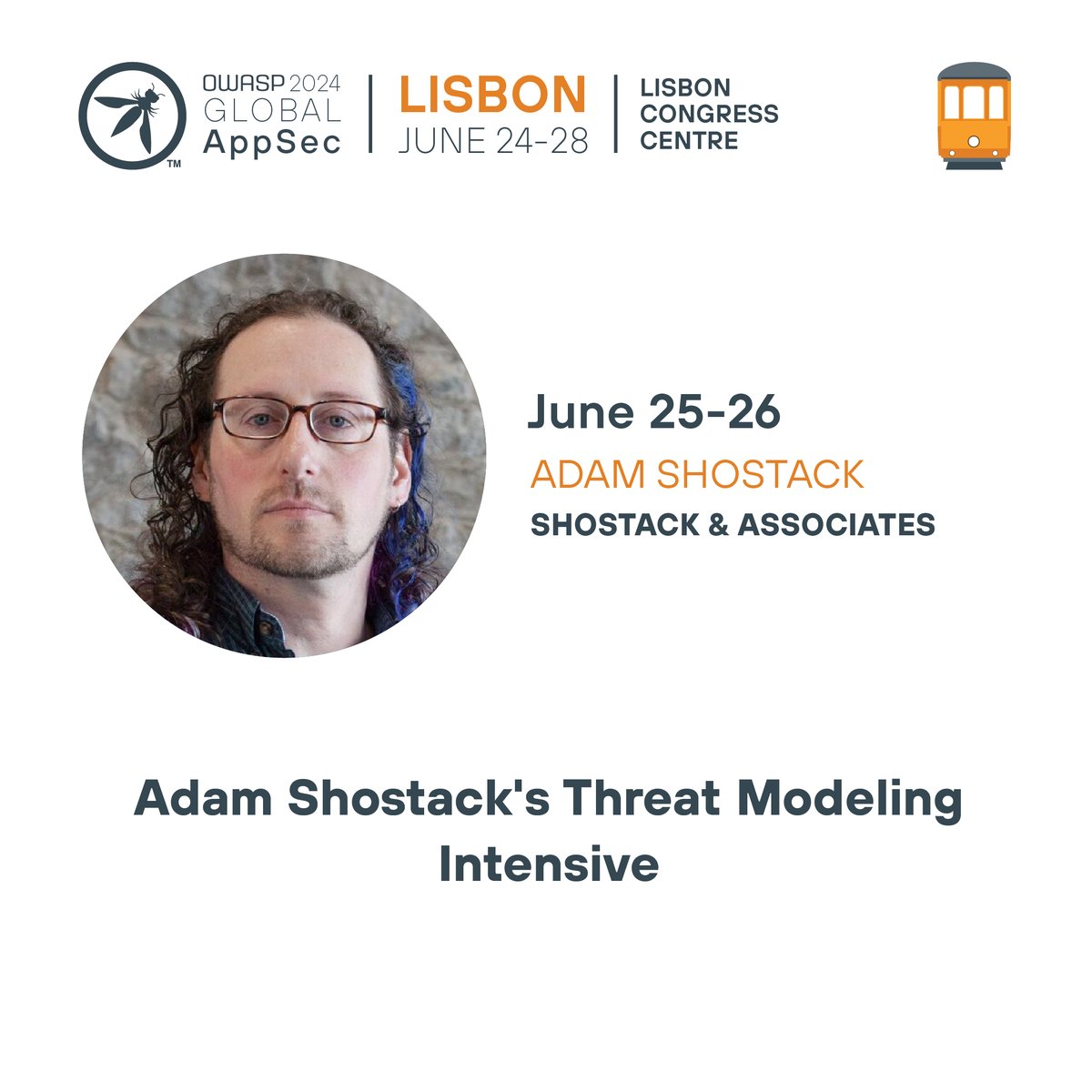 OWASP Global AppSec Lisbon 2024 is next month! @adamshostack is leading a 3 day training for appsec professionals starting Tuesday, 6/25 focused on Threat Modeling that you don't want to miss. Register now⬇️ ecs.page.link/8R8JH #lisbon #portugal #threatmodeling #infosec