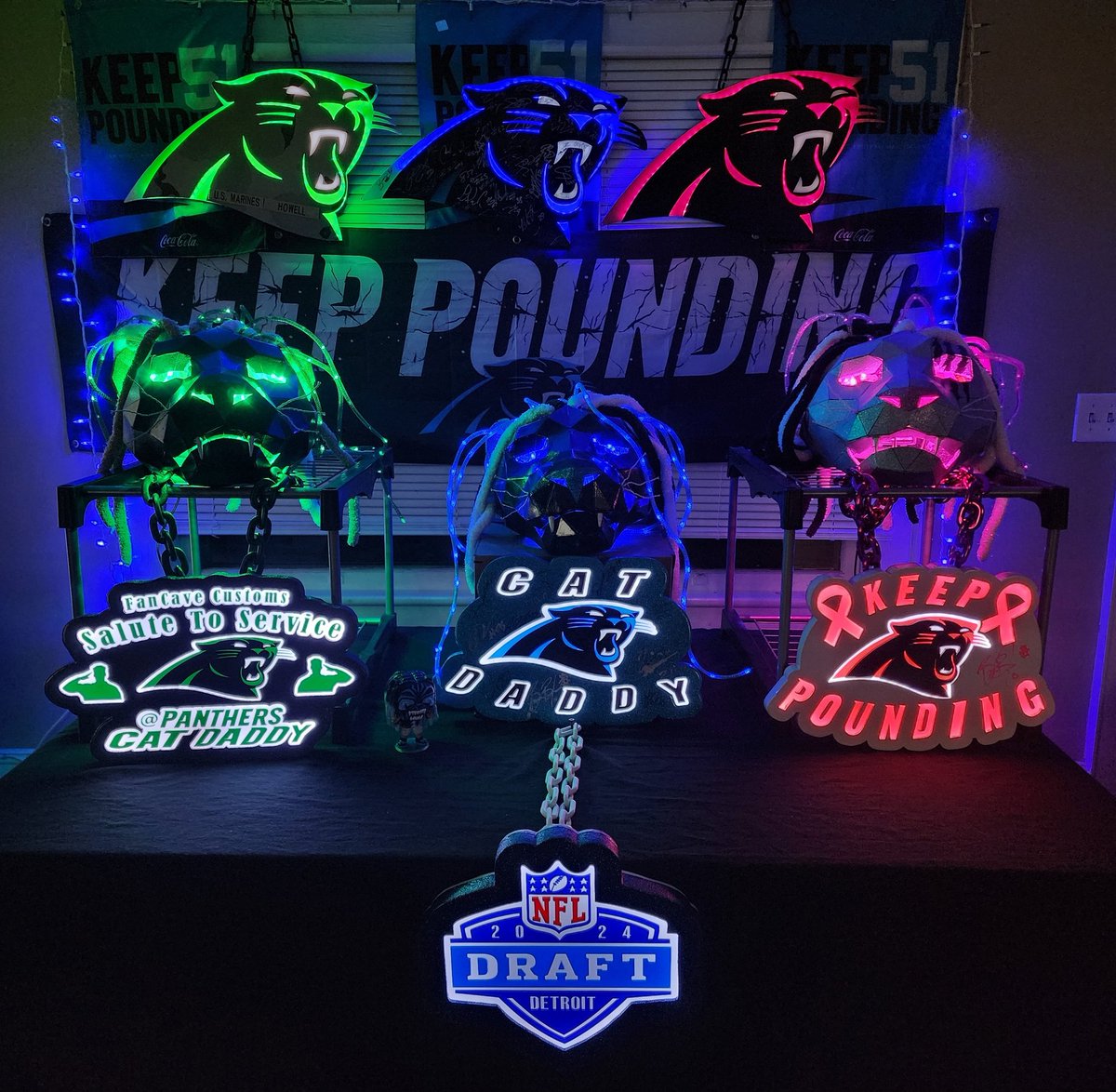 PantherCatDaddy's tweet photo. 🖤💙 @Panthers 💙🖤

Sucks Having EXCITING News But Can't Share Any Details Due To An MNDA.... Butttttt.... Here's A #SneakPeek #👀 

This #2024 #NFL Season Is Going To Be #Epic &amp; #Special For Sure!!!!! #LFG https://t.co/9rLuNiIJ36