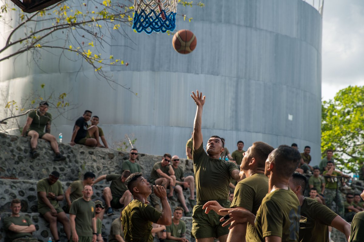 #Balikatan photos of the day: Basketball games and boodle feasts strengthen the bond between Filipino and American service members participating in this year's Balikatan. #FriendsPartnersAllies