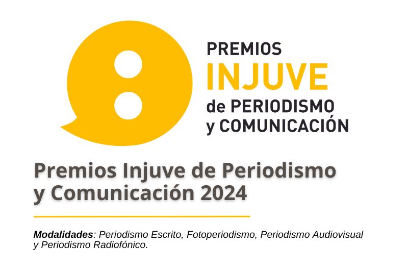 🏆 Un año más, convocamos los Premios INJUVE de Periodismo y Comunicación 2024. ¡El plazo de presentación de solicitudes estará abierto desde el 9 de mayo al 6 de junio! ⤵️ Podréis presentaros en las candidaturas de Periodismo Escrito, Fotoperiodismo, Periodismo Audiovisual y…