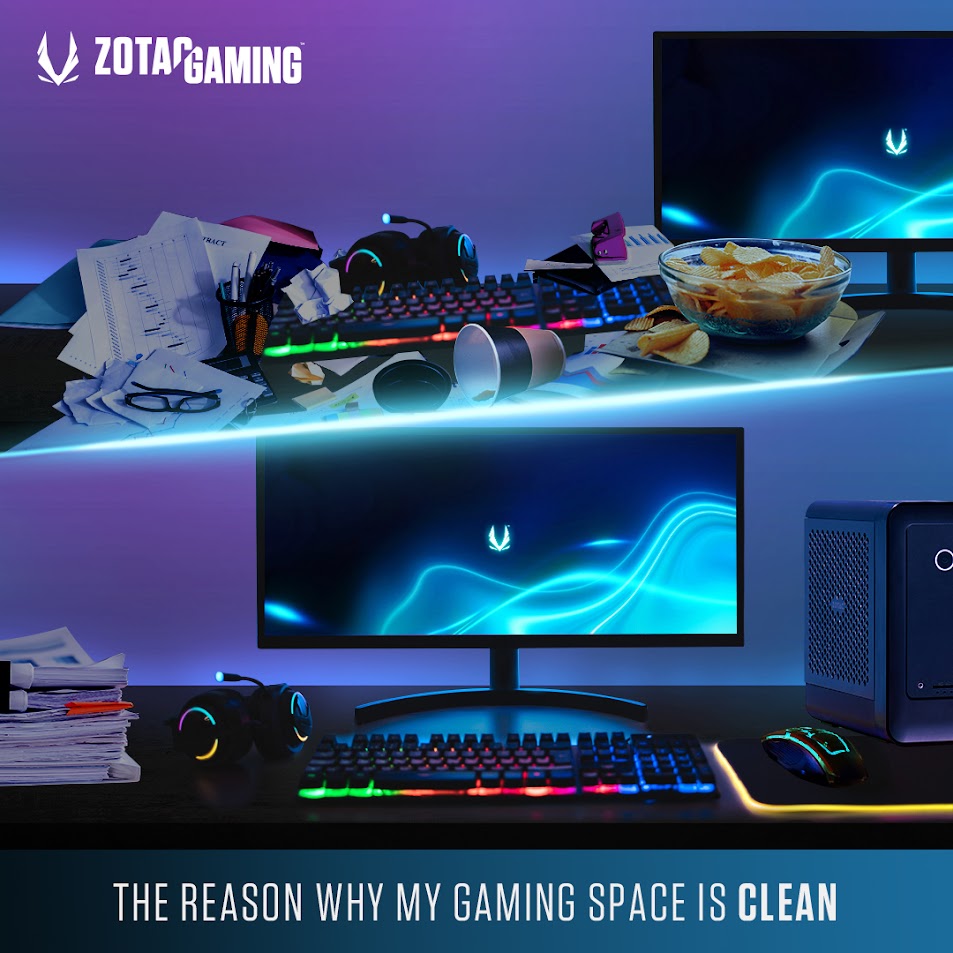 The PC would like to thank Moms everywhere for pushing us to clean up after ourselves. Happy Mother's Day #ZOTAC #ZOTACGaming #MothersDay