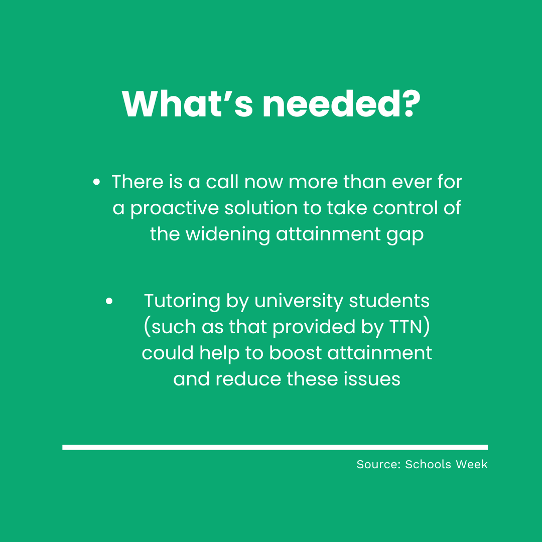 TutorTheNation's tweet photo. 🦠 Despite starting 4 years ago, Covid has had lasting effects on education and will continue to affect pupils for a long time. 
🕐 Just 1 hour of tutoring a week can help support a pupil against these odds. 
🔗 Please follow the link in our bio for a September Start. https://t.co/suneSTSf4a