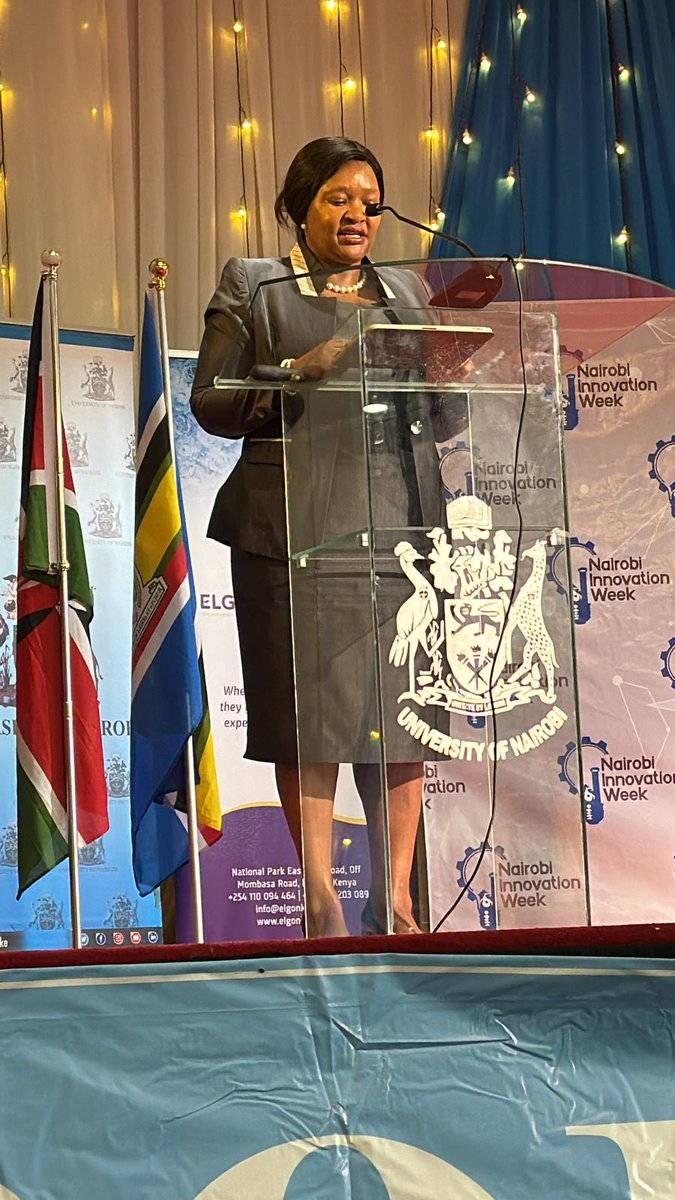 CS @rebecca_miano speaks at Nairobi #Innovation Week, of her Ministry’s intent to leverage #innovation to the key performance indicators. Improving exports. @KENIAupdates @uonbi @NIWStartups She speaks to the Global Innovation Index @GI_Index on why we must mainstream.