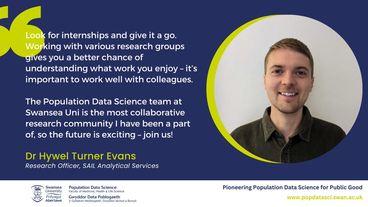 🆕Blog series - My Journey Into Research 📚 Researcher: Dr Hywel Turner Evans @HTEvans, Research Officer, @SAILDatabank Get to know Hywel and learn about his inspirational journey into research👉popdatasci.swan.ac.uk/my-journey-int…