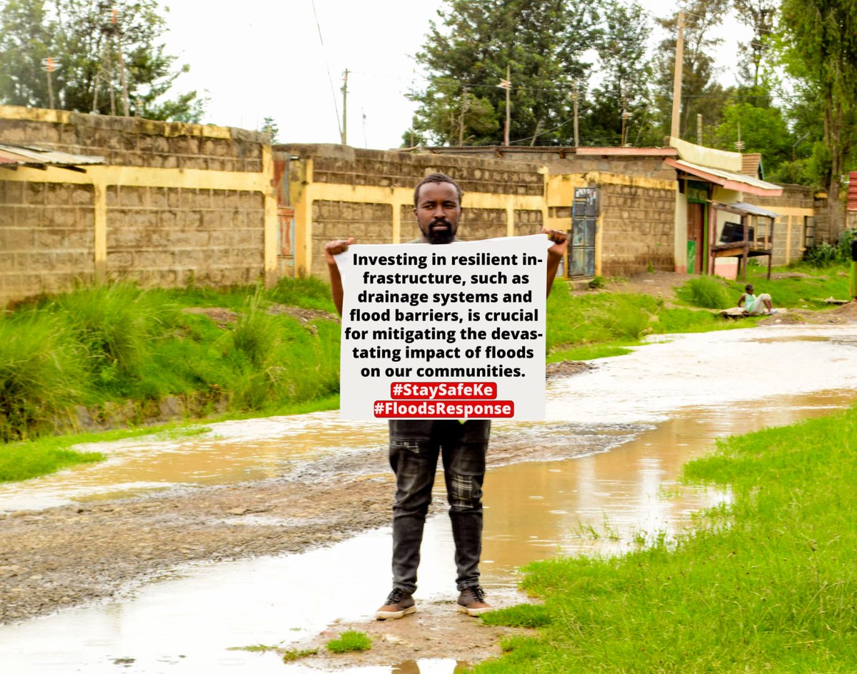 By investing in robust drainage systems, flood barriers, and other protective measures, communities can mitigate the risk of property damage, loss of life, and economic disruption during flood events
#StaySafeKE
#RavagingFlood
PeopleVoices On Floods
@Activista_031