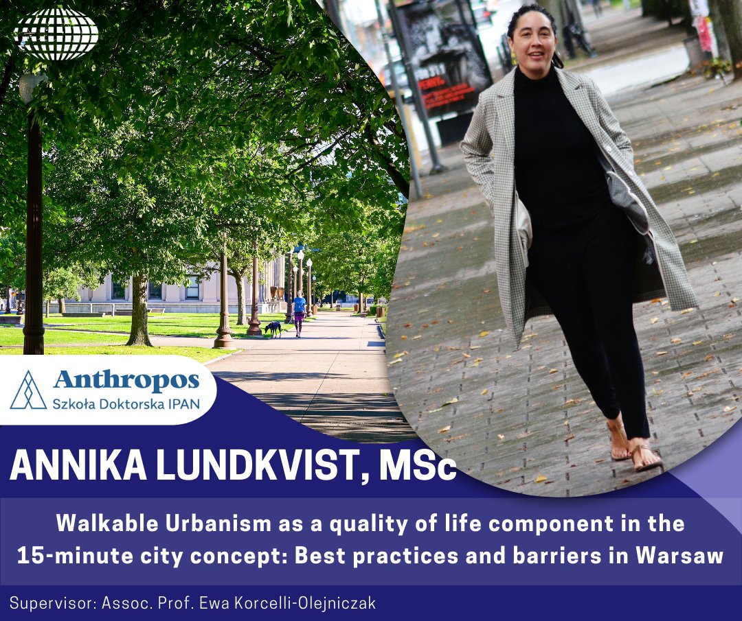 #MeetUs🎓“In my PhD research @igsopas, I investigate issues of #walkability in #Warsaw as relates to diverse aspects of #UrbanResilience 🌳🚶‍♀️🚶🚶‍♂️. Visit “Pedestrian Space” website for more info & my talks: pedestrianspace.org/featured/” #igsopas #igsopasphds