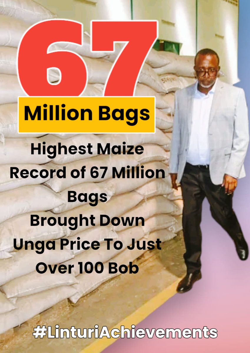 @OleItumbi Twelve million bags of planting and top-dressing fertilizer on the move - Linturi delivers! #SystemYaFacts