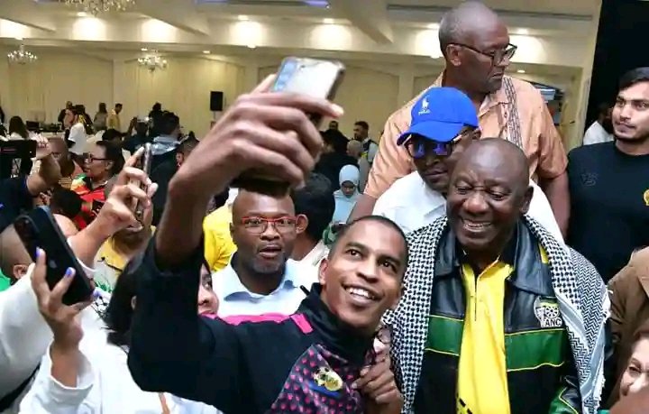 They love President Ramaphosa.