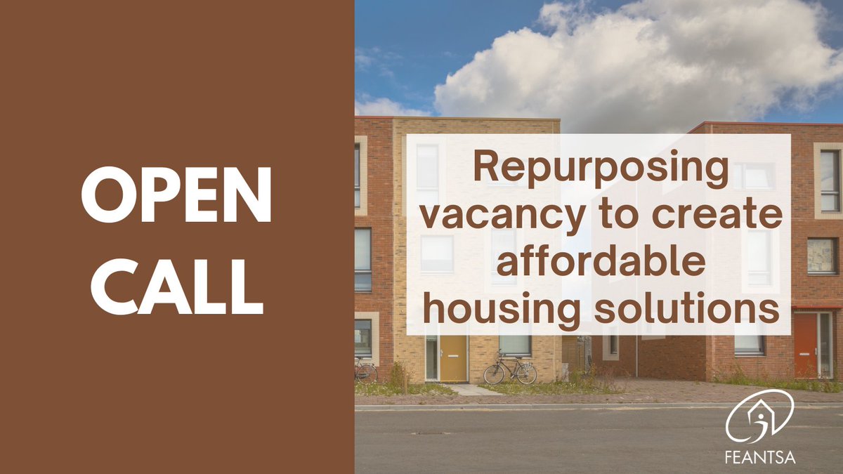 🔎🏡 FEANTSA is on the lookout for initiatives that have successfully transformed vacant spaces into affordable #HousingSolutions. If you've been involved in the development of such projects, share your insights by filling in the form 📝bit.ly/3xwxzmX ❗️Open until 31/5