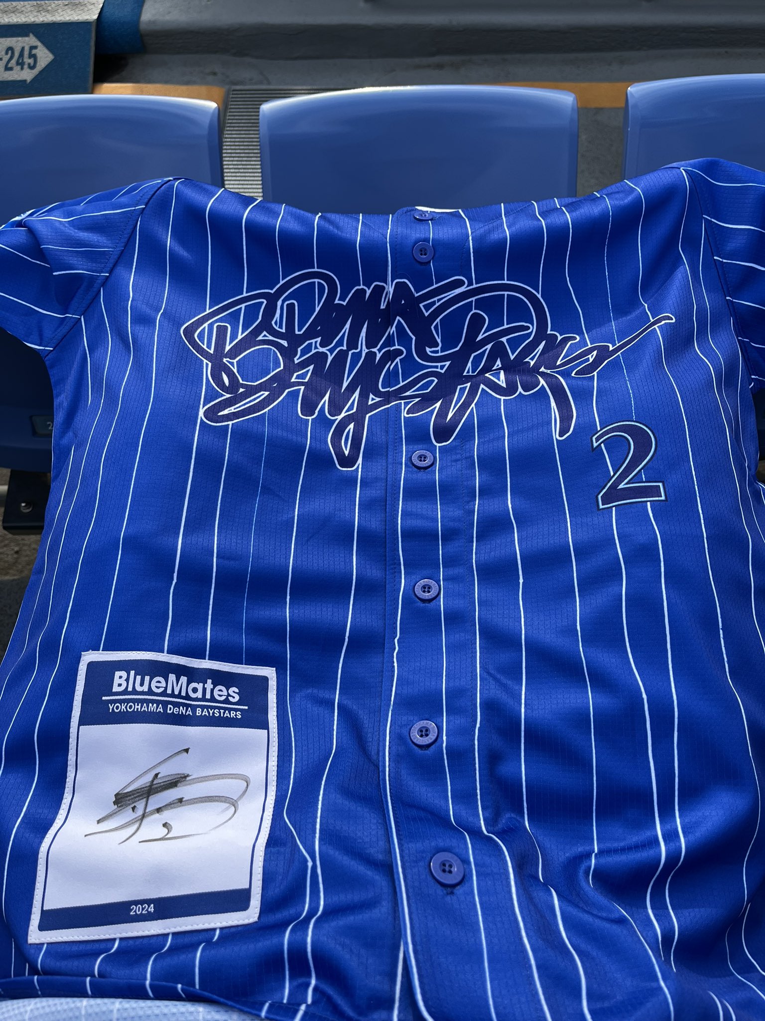 2024 編み込ま DeNAベイスターズファンクラブ Blue Mates