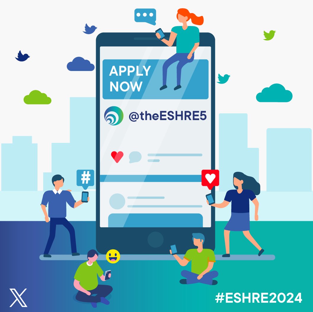Submit your application and become one of the famous ESHRE5 Young Ambassadors!

Role: spread your views and take aways on the research presented at our Annual Meeting and share your unique perspectives on X <a href="/theESHRE5/">The ESHRE 5</a> 

eshre.eu/ESHRE2024/Medi…
