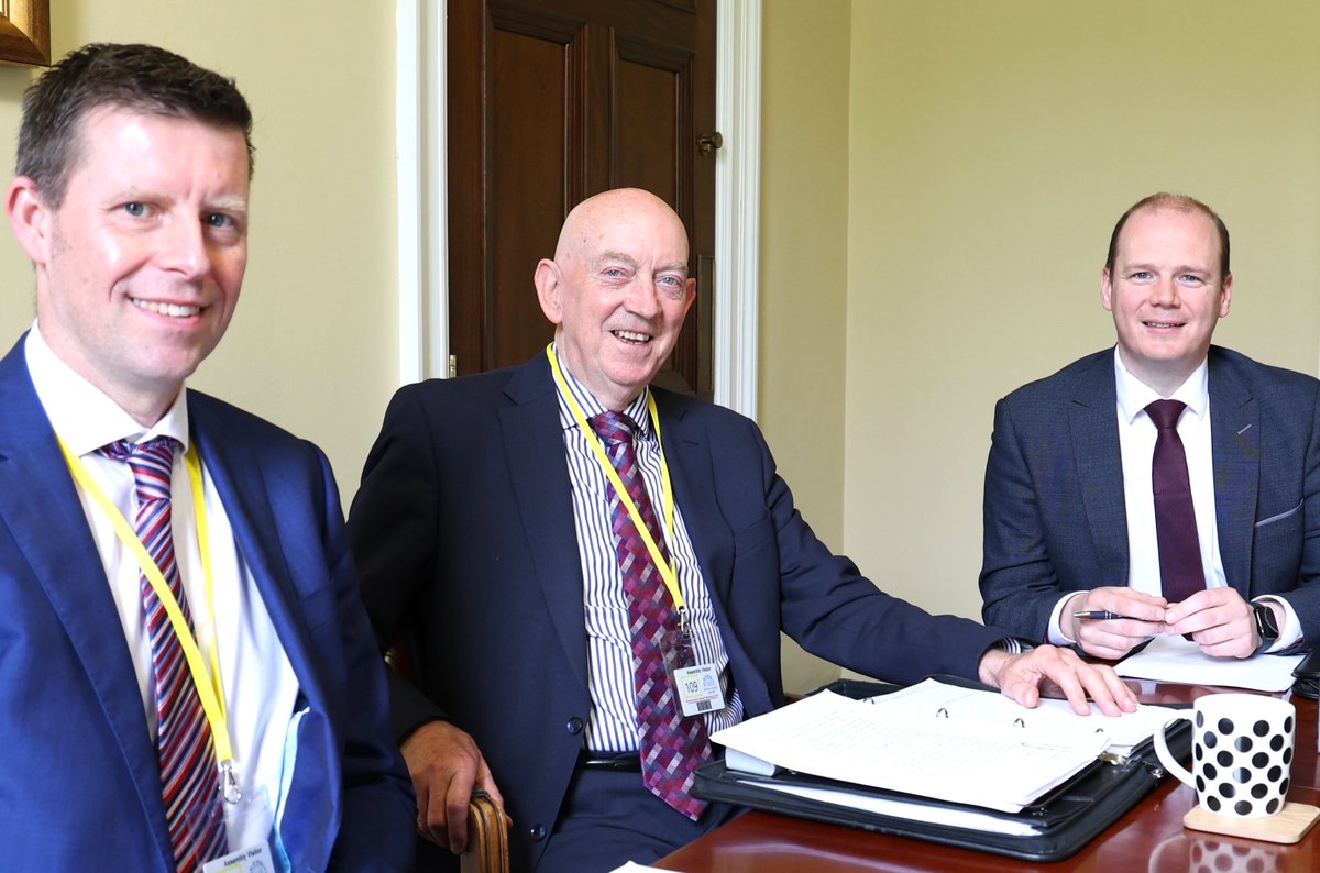 Communities Minister @GordonLyons1 met with representatives from @_SportNI to discuss ongoing governance issues within the organisation and the importance of delivering positive outcomes for sport.