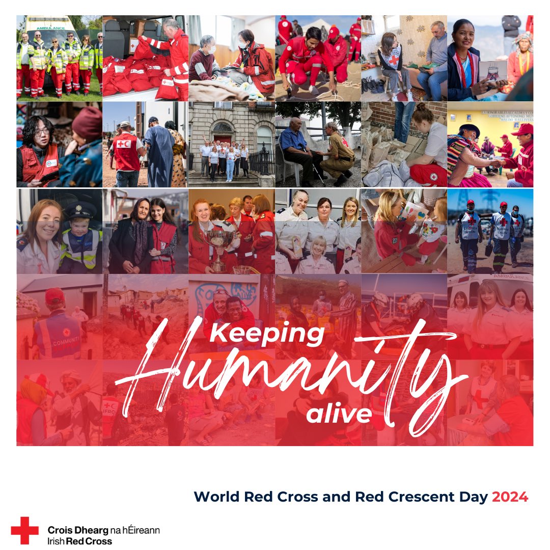 🌐 On World Red Cross Red Crescent Day, let's unite in celebrating the power of humanity & the dedication of those ready to lend a hand wherever it's needed most. 🤝 Join us in spotlighting the incredible stories of #IrishRedCross volunteers saving lives both at home & abroad: