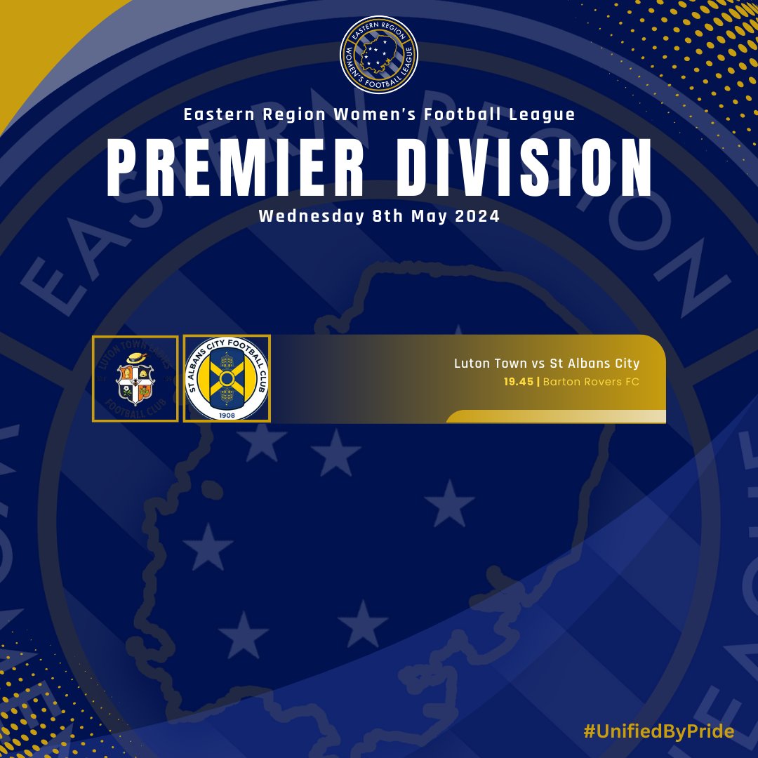 𝐌𝐀𝐓𝐂𝐇 𝐃𝐀𝐘 | Premier Division We have another midweek fixture under the lights this evening as @stalbanscityfc travel to face @LTLFC_Official #UnifiedByPride