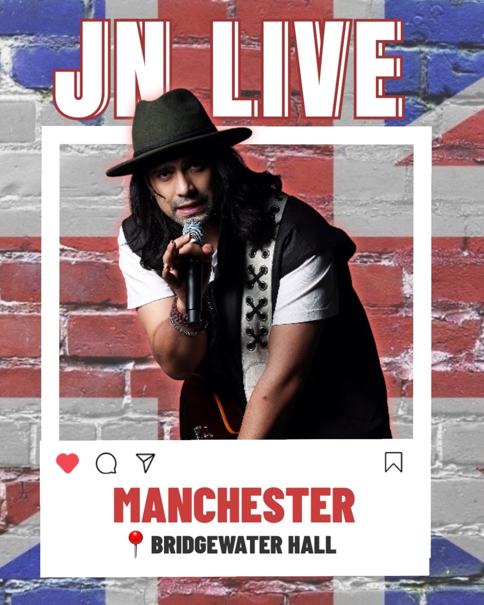 Encore? More like 'Of course!' 🙌 🤩 It's happening TONIGHT #JNLIVE MANCHESTER 🎸🎙💥
📍 Bridgewater Hall
@JubinNautiyal
#jubinnautiyal #welovejubin