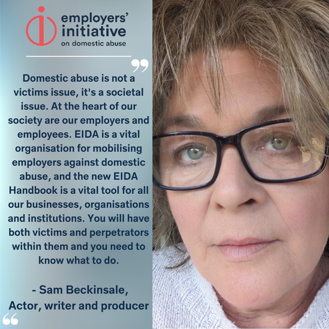 Thank you @beckinsale_sam for endorsing the EIDA Handbook, launching next week! Sam's activism on #DomesticAbuse has made huge contributions to spotlighting the issue and increasing the demands for accountability. We are proud to have her on the EIDA Advisory Council!