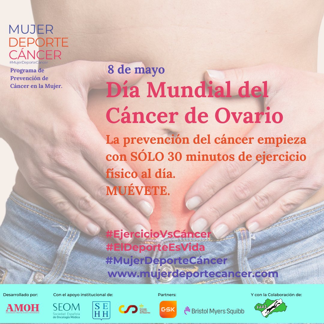 FEDAS ANDALUCÍA (FAAS) (@fsubacuaticas) on Twitter photo La prevención del Cáncer empieza con sólo 30' de ejercicio físico al día.
<a href="/FSubacuaticas/">FEDAS ANDALUCÍA (FAAS)</a> te recuerda que realizar ejercicio físico reduce hasta un 30% la probabilidad de padecer cáncer.
#MujerDeporteCancer #ElDeporteEsVida #EjercicioContraElCancer
<a href="/_SEOM/">SEOM</a> <a href="/mujerdeporteca/">mujerdeportecancer</a> La prevención del Cáncer empieza con sólo 30' de ejercicio físico al día.
<a href="/FSubacuaticas/">FEDAS ANDALUCÍA (FAAS)</a> te recuerda que realizar ejercicio físico reduce hasta un 30% la probabilidad de padecer cáncer.
#MujerDeporteCancer #ElDeporteEsVida #EjercicioContraElCancer
<a href="/_SEOM/">SEOM</a> <a href="/mujerdeporteca/">mujerdeportecancer</a>