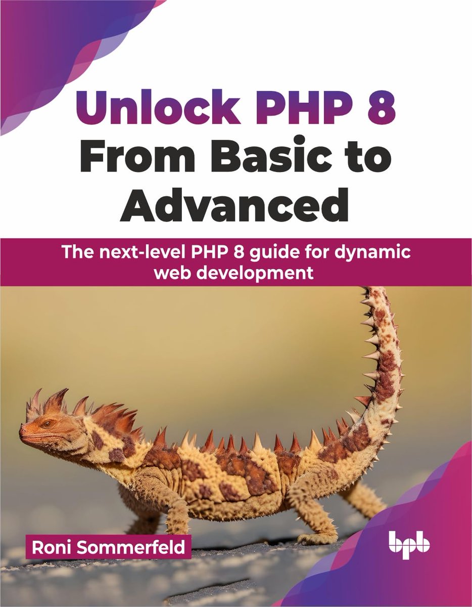 Unlock PHP 8: From Basic to Advanced: The next-level PHP 8 guide for dynamic web development amzn.to/4b8LeiX

#programming #developer #programmer #coding #coder #webdev #webdeveloper #webdevelopment #softwaredeveloper #computerscience #php