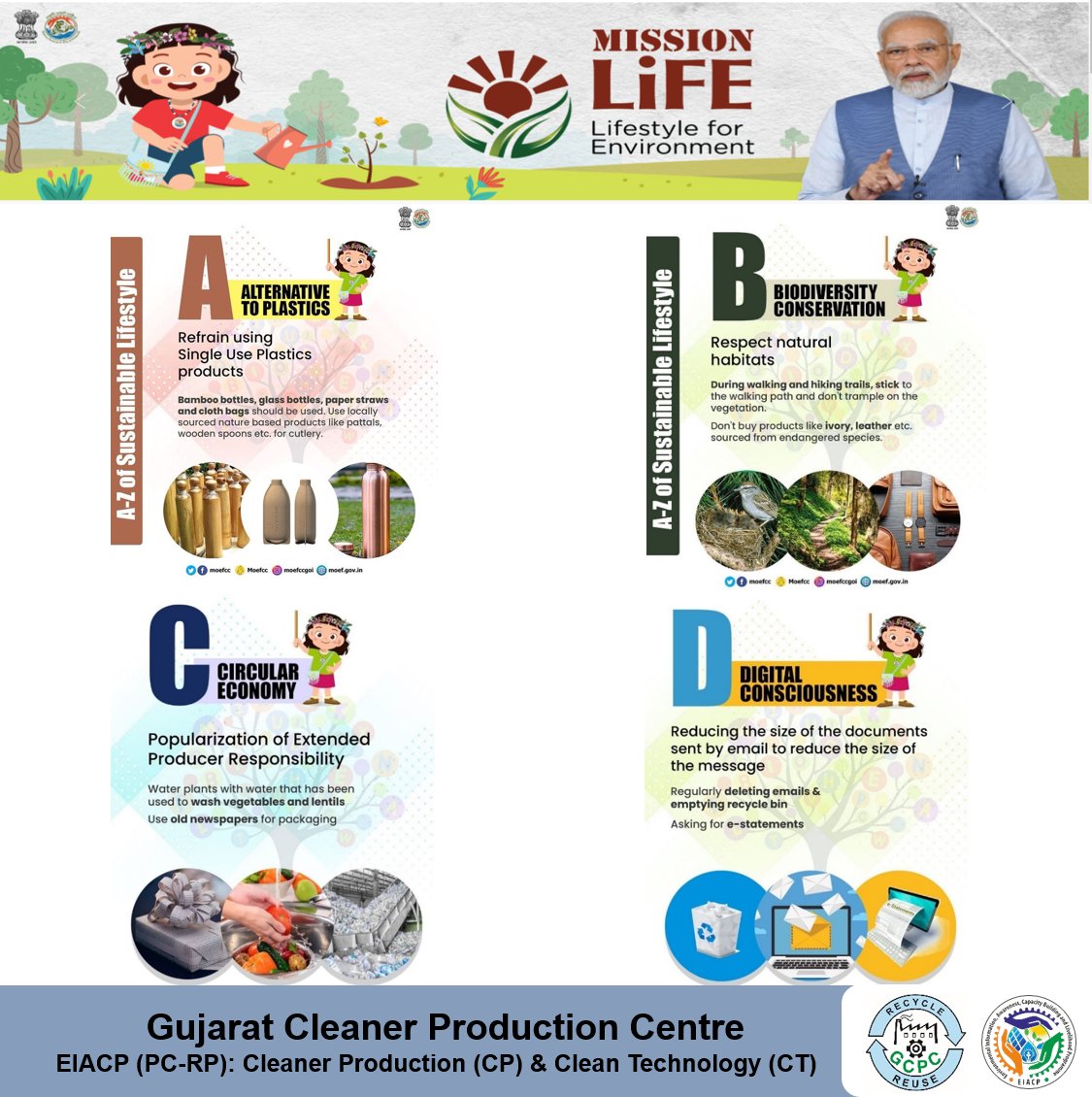 'A-Z of Sustainable Lifestyle'
@moefcc @EIACPIndia 
#ChooseLiFE #MissionLiFE