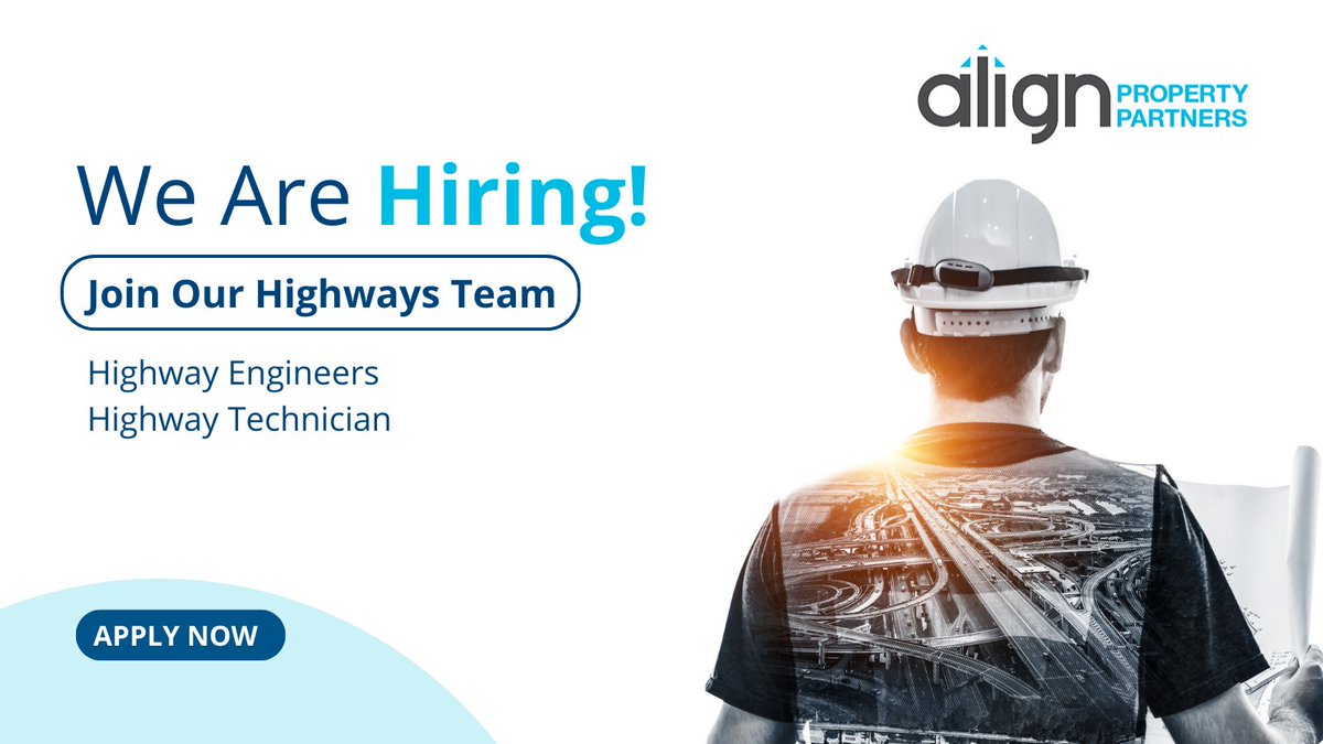 Join Align Property Partners and be part of a dynamic team at the forefront of building design!
We seek individuals of all levels who are passionate and possess a commercial mindset to take on essential roles within our #Highways team.
🔗rebrand.ly/jj2nwwf

#BuildingDesign