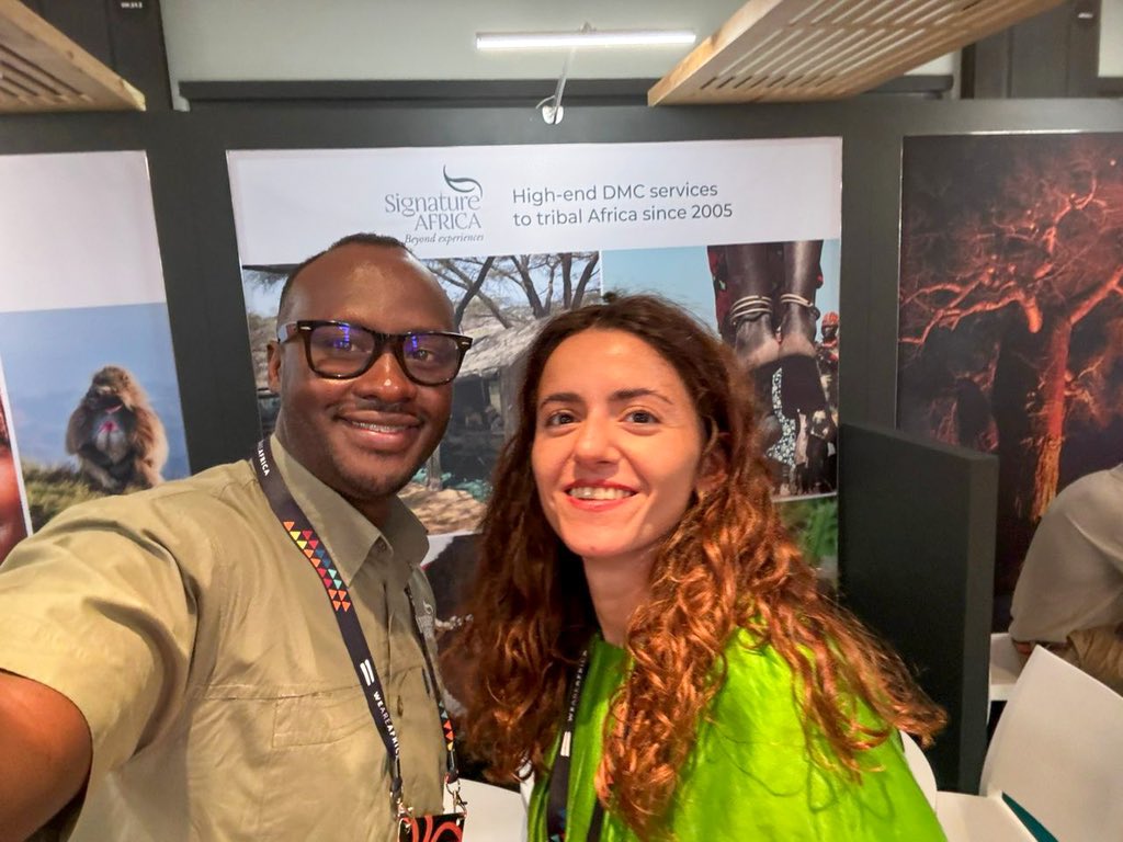 Meet Our Director @DancanKiiza at the on going #WeAreAfrica Showcase in Cape Town for an insight into African luxury travel and our featured destinations. You can also email us at info@signature-africa.com for more information 

#Signature #weareafrica
