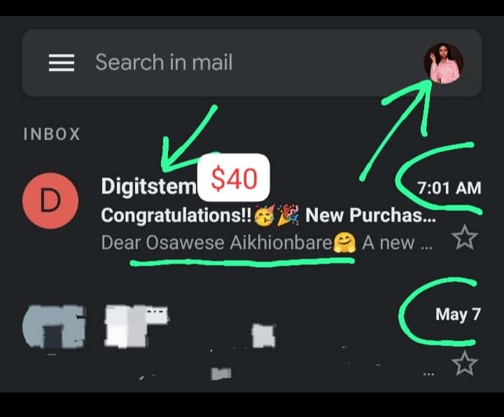 I started my day with cool dollars😍. $40 made just this morning from the comfort of my home. You don't have all the time to be sleeping on opportunities. Start from where you are, with what you have. JUST START. Thanks to @digitstem and @CoachKingLeon for this amazing platform.