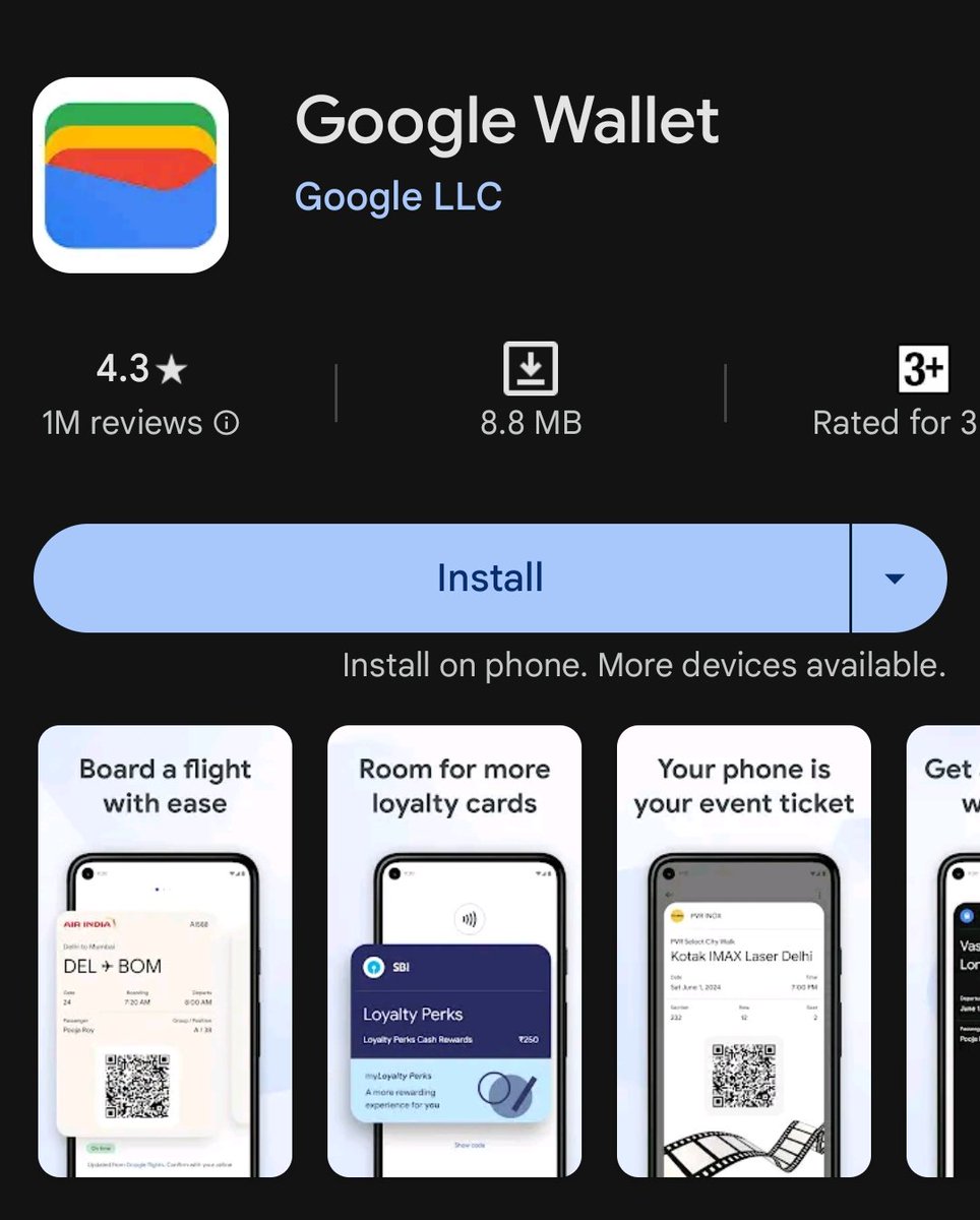 Google Wallet Launched in India: Store cards, tickets, passes and more digitially here. Important docs such as driving license can also be stored here digitally. Will you use it? #google #wallet #googlewallet