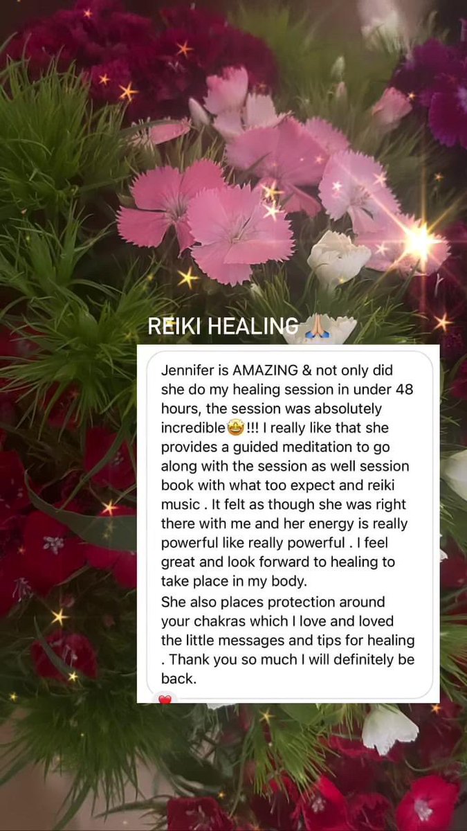Reiki healing 🌻 Client review ✨💚 #healingjourney #Reiki #chakra