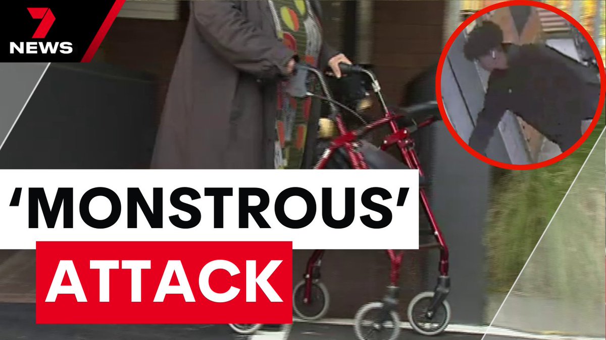 An 85-year-old grandmother has been targeted in what police describe as a ‘monstrous’ sex attack. The brave widow was assaulted twice within minutes and forced to use her walker to fight back. youtu.be/NmC8XPgJE5I @tyra_stowers #7NEWS