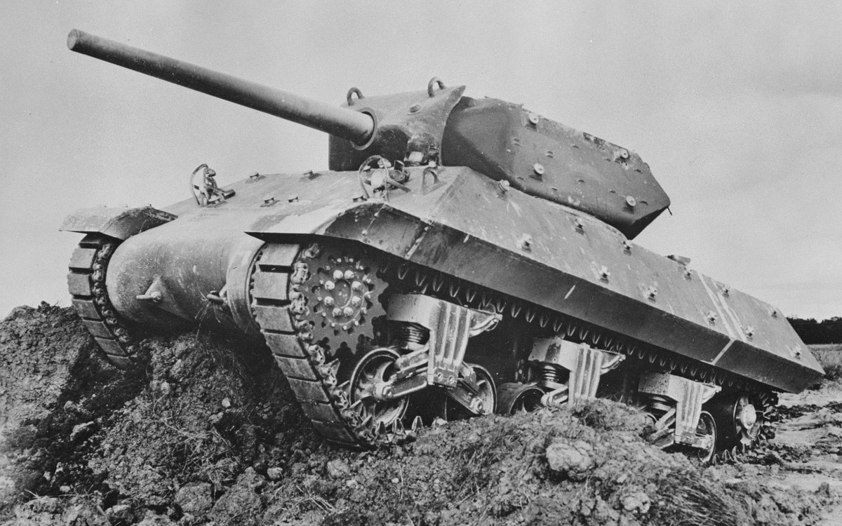 The 3-inch Gun Motor Carriage M10 was an anti tank vehicle made from the Sherman M4a2. It mounted a 3 inch or 76mm cannon that could take on most German table except for the really heavy ones relatively comfortably from more than 1km away.