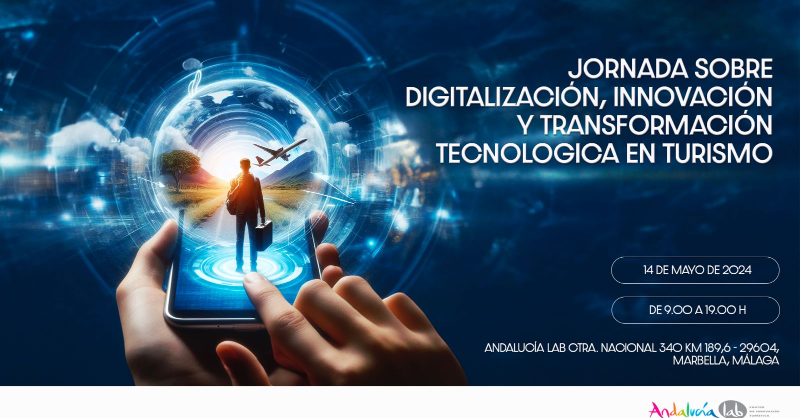 nexusandalucia's tweet photo. Desde #AndalucíaLab te invitamos a participar en la Jornada sobre Digitalización, Innovación y Transformación Tecnológica en Turismo,  el próximo 14 de mayo
Para empresas y emprendedores que buscan mejorar su competitividad    y encontrar respuestas a un cliente más exigente 🌐