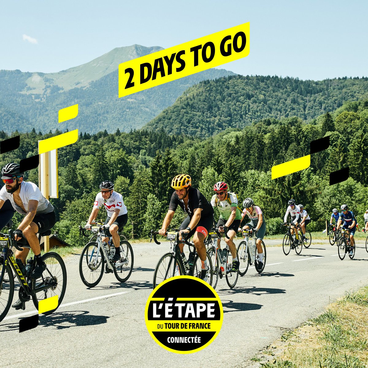 You've only got two days left to join the #LEtapeduTour Connectée! 🚴‍♂️ Ride 108,6 km before this sunday night for having a chance to earn many gifts, including bibs for #LEtapeduTour de France 2024 🤩 👉 bit.ly/44kh4Xc