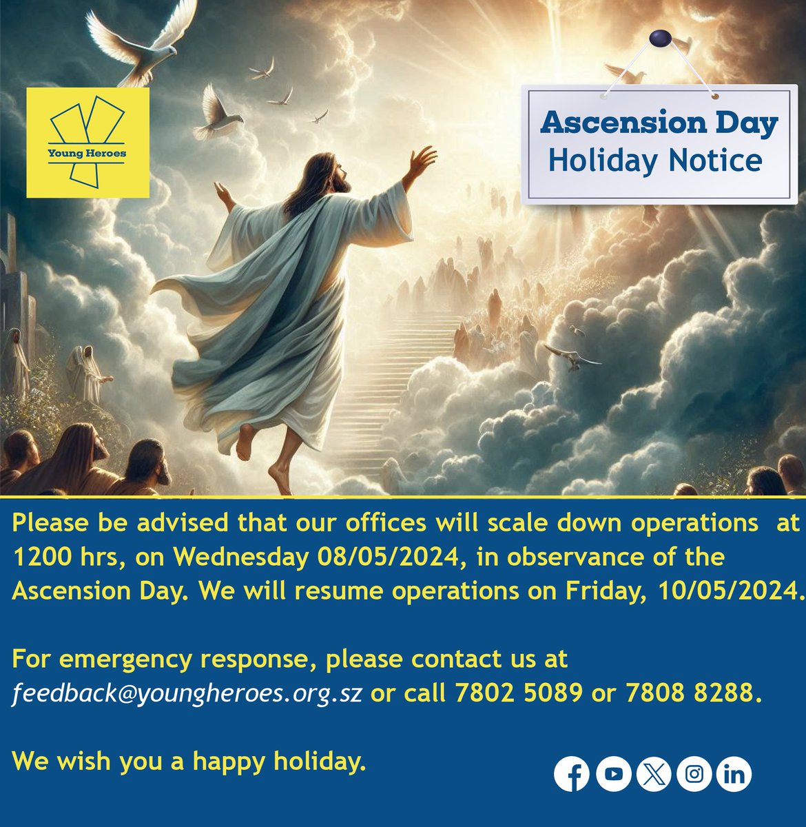 Public Holiday Notice!