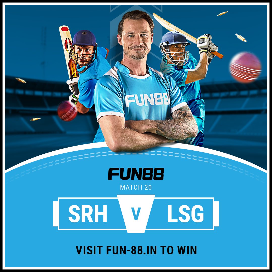 It’s Sunrisers Hyderabad vs Lucknow Super Giants tonight 💥 We’ve got two INR 1000 tokens up for grabs! To enter: ✔️ Follow @Fun88India ✔️ RT this post ✔️ Comment below who wins the match 👇 #SRHvLSG #IPL2024 #CricketTwitter