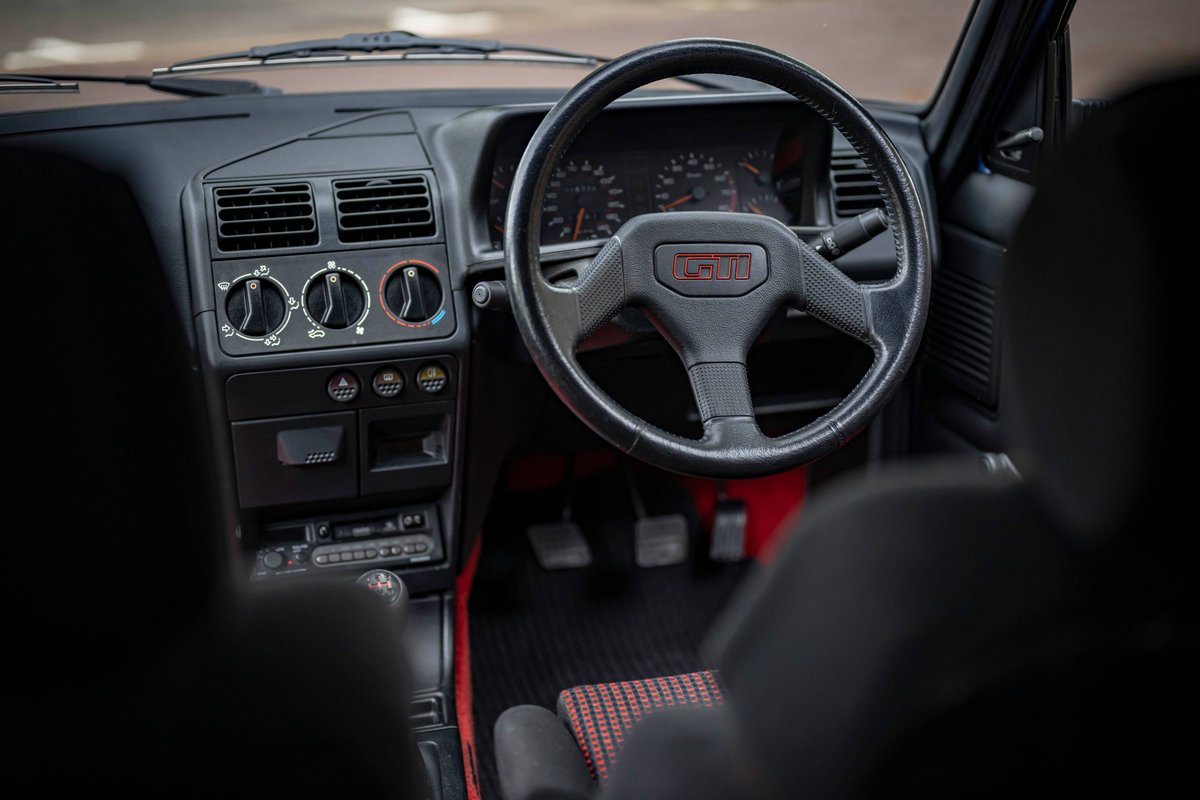 Auction Ending Tonight | 1991 Peugeot 205 GTi 1.6 (Non-Sunroof) with 1 recorded keeper and less than 17,000 miles! 🇫🇷 tinyurl.com/yqemsp4z