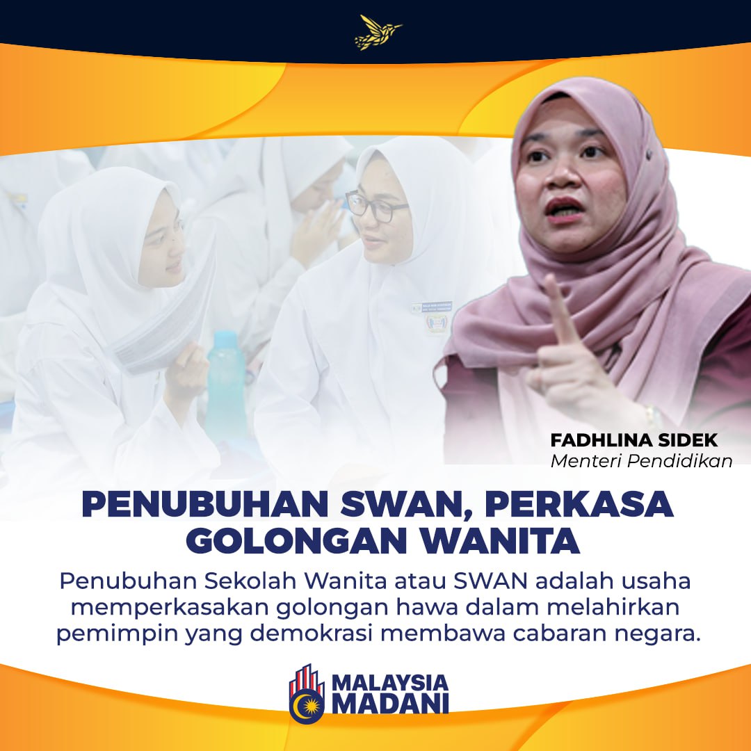 SWAN, perkasa golongan wanita...
@MalaysiaMadani @DemiRakyatCH @FadhlinaSiddiq